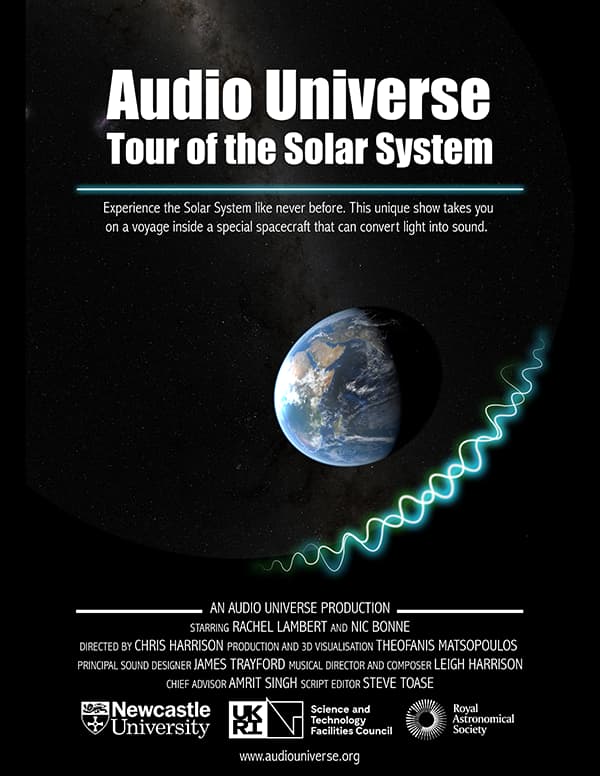 Poster for Audio Universe: A Tour of the Solar System