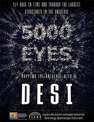 Poster for 5000 Eyes: Mapping the Universe with DESI